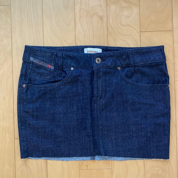 Y2K Diesel Denim Mini Skirt - Picture 1 of 10